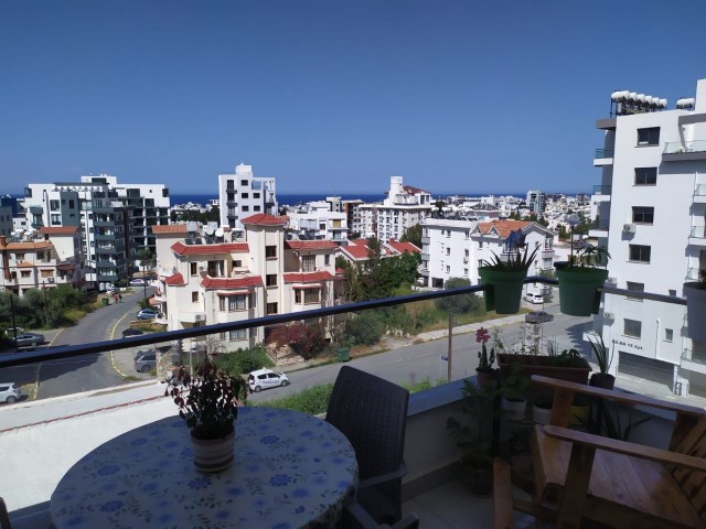 Our 2 + 1 Apartment with a Magnificent View in the Nusmar Market Area in Kyrenia is for Sale. ** 