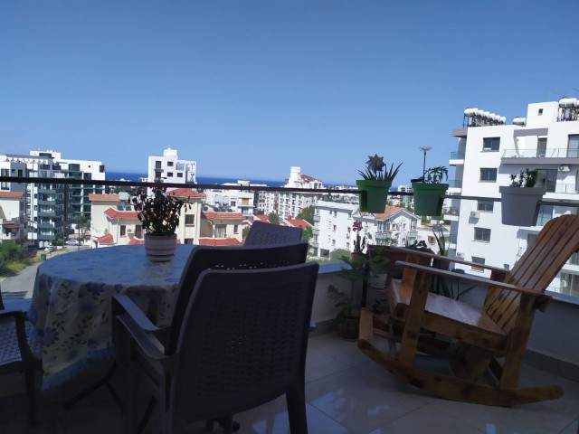 Our 2 + 1 Apartment with a Magnificent View in the Nusmar Market Area in Kyrenia is for Sale. ** 