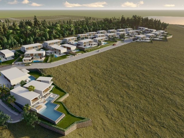 Kyrenia Chatalköy ist ein einzigartiges Projekt, direkt am Meer, Türkische Kochanli, 5+1 herrliche Villa zum Verkauf. ** 