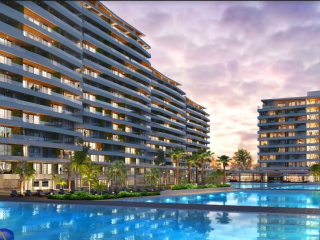 In Iskele Long Beach, Within Walking Distance to the Sea, Hotel Concept Take your place from the project, start earning while buying...