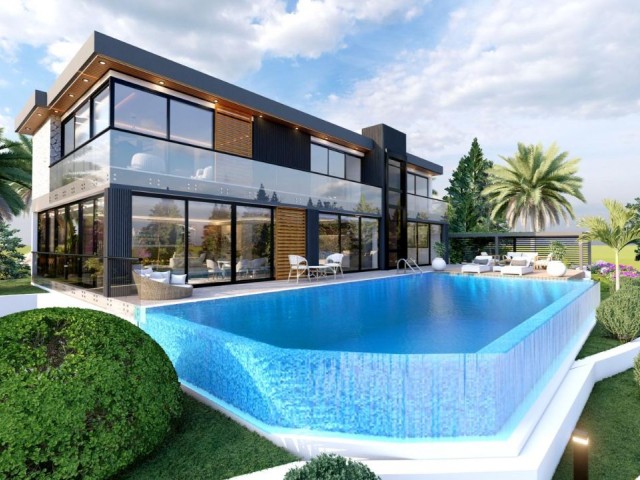 Kyrenia's most ambitious villa project, with its mesmerizing magnificent view, is waiting for its buyer...