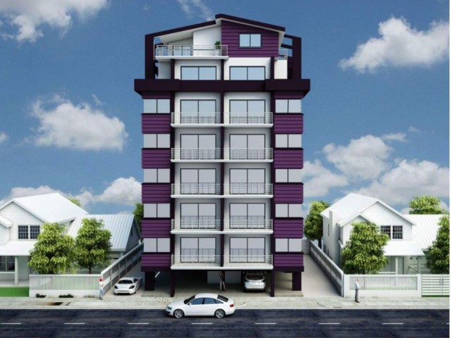 Girne Merkez'de satılık 1+1 Penthouse Önü kesilmez manzaralı