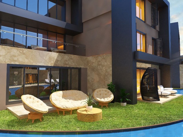 آپارتمان 1+1 برای فروش در گیرنه Karaoğlanoğlu کنار دریا، هتل مفهوم