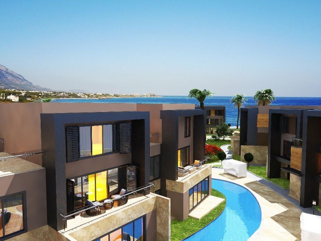 1+1 Wohnung zu verkaufen in Karaoglanoglu, Kyrenia, Hotel Concept by the Sea