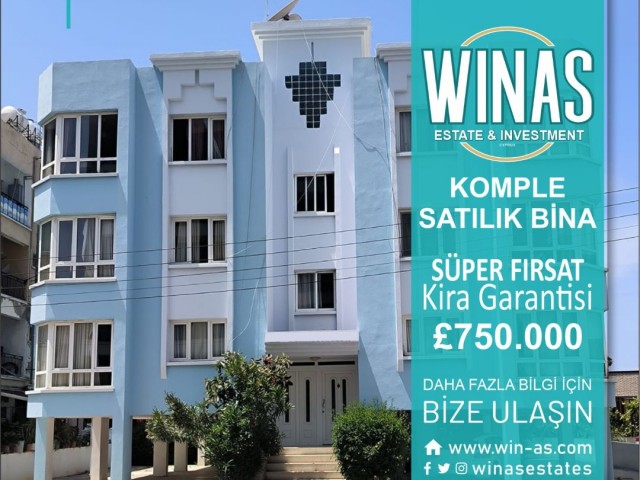 KAÇIRILMAZ YATIRIM...GİRNE MERKEZDE SATILIK KİRACI İÇERİSİNDE APARTMAN. 