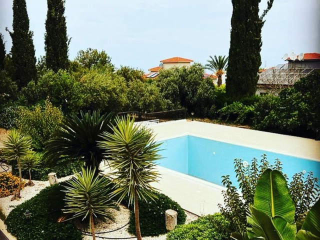 In the Most Prestigious Area of Kyrenia, within 5 acres, with Mountain and Sea Views, Mansion for Rent