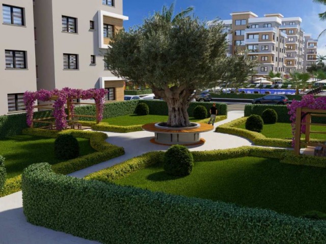 1+1 FLATS IN GEÇITKALE AREA WITH PRICES STARTING FROM 65,000 GBP