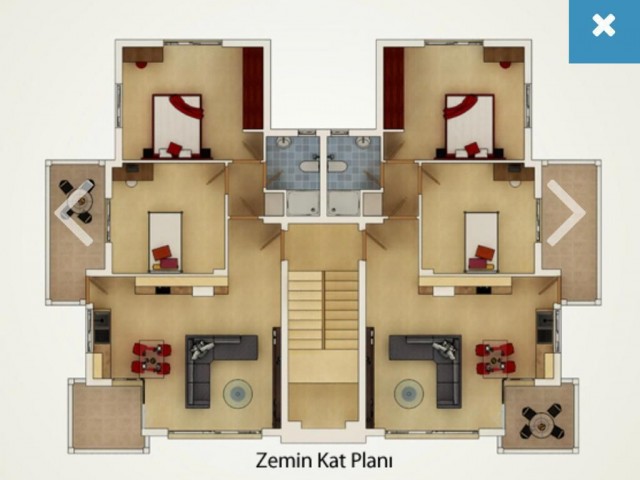 2+1 Flat for Sale in Nicosia Gonyeli