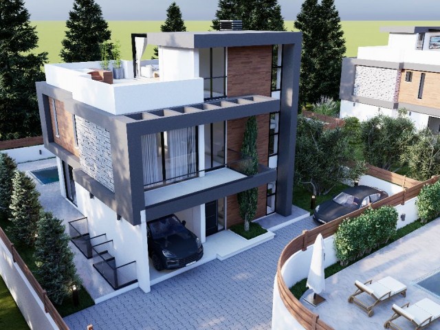 5+1 Villa For Sale in Kyrenia Çatalköy