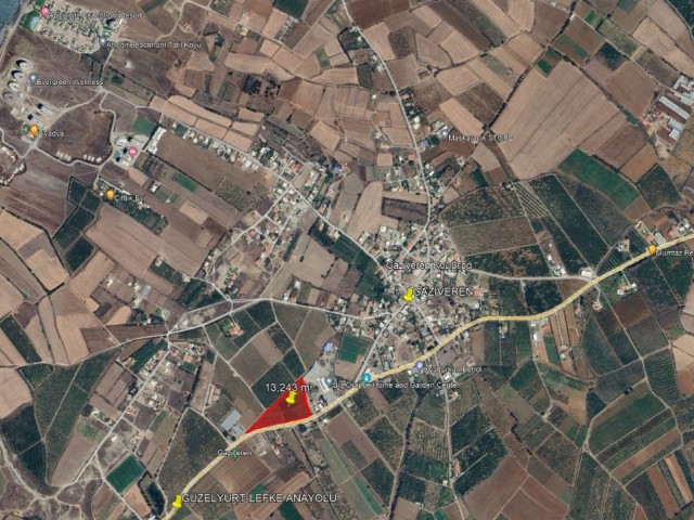 Lefke Gaziveren Land For Sale