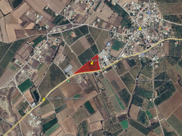 Lefke Gaziveren Land For Sale