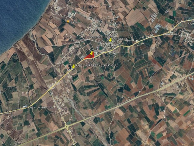 Lefke Gaziveren Land For Sale