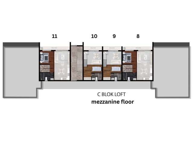 Flat For Sale in Bahçeler, Iskele