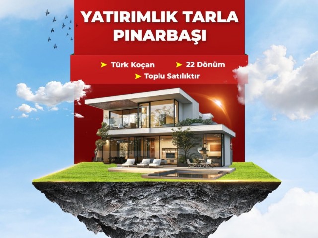 Pınarbaşı’nda Satılık Yatırımlık Tarla