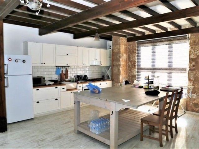 FOR RENT 4 + 1 - Beautifully Renovated Cypriot Village House in the Heart of Ozankoy