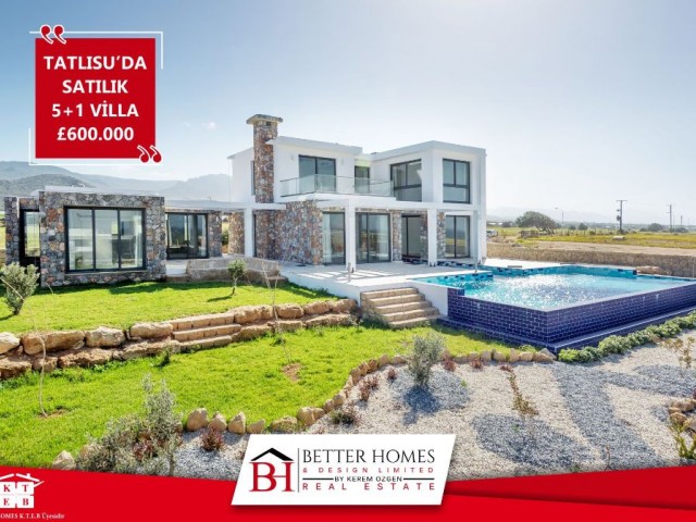 5+1 VILLAS WITH MAGNIFICENT SEA AND MOUNTAIN VIEWS FOR SALE IN TATLISU ** 