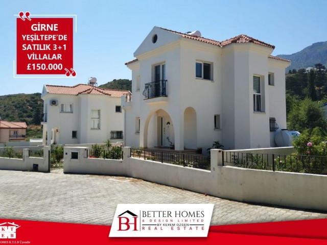 GİRNE YEŞİLTEPE'DE SATILIK 3+1 VİLLALAR