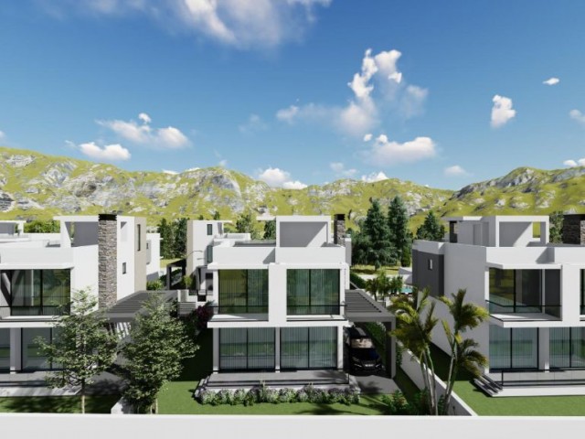 ZERO 3+1 VILLAS FOR SALE IN KYRENIA LAPTA ** 