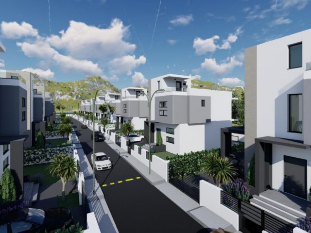 ZERO 3+1 VILLAS FOR SALE IN KYRENIA LAPTA ** 