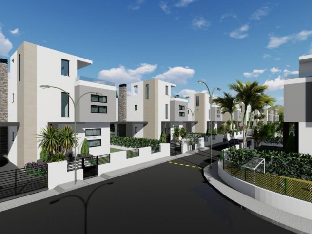 ZERO 3+1 VILLAS FOR SALE IN KYRENIA LAPTA ** 