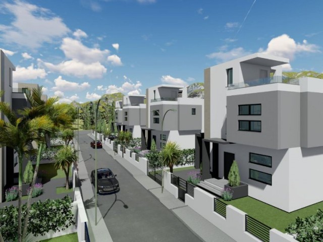 ZERO 3+1 VILLAS FOR SALE IN KYRENIA LAPTA ** 