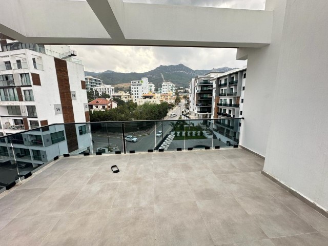 Ultra-luxury 2+1 flat for rent with shared pool in the center of Kyrenia.