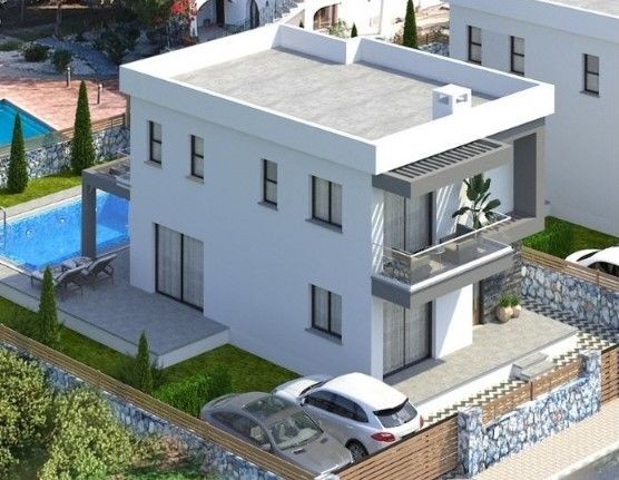 MODERNES VILLA-PROJEKT IN ALSANCAK (GEEIGNET FÜR DARLEHEN)