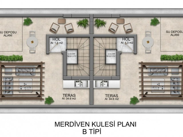 TWO BEDROOM GARDEN AND TERRACED APARTMENTS