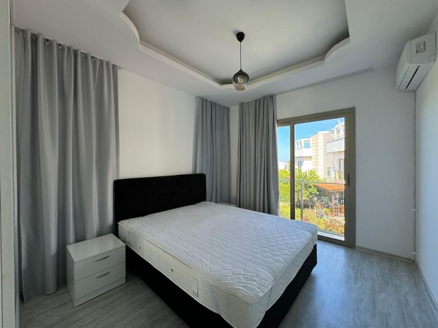 Alsancak, 3+1 furnished villa for rent, private garden, shared pool