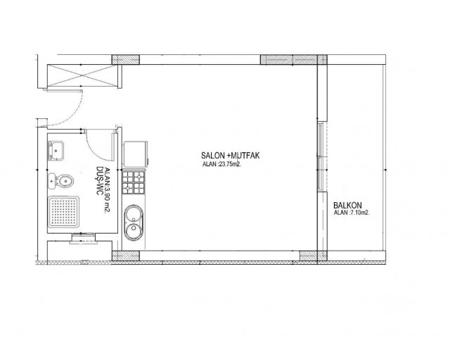 1+0 студия Park Residence Лонг Бич