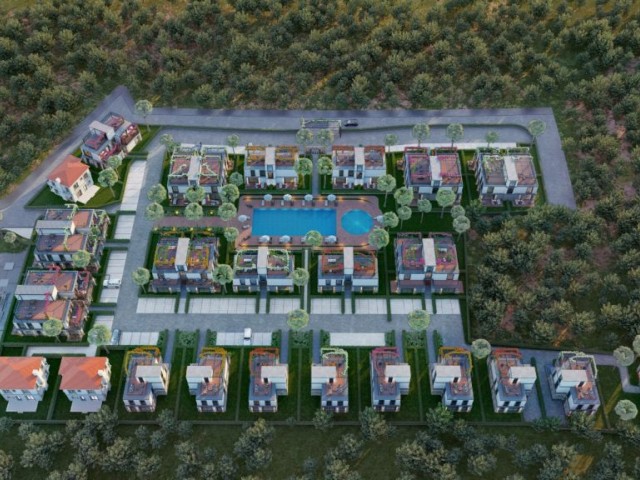 Girne  Alsancak'ta  lüks sitede satılık villa