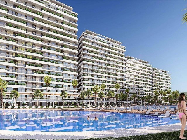 Grand Sapphire F1 Blokta 'Panaromik Deniz Manzaralı'  Uygun 1+0 Daire