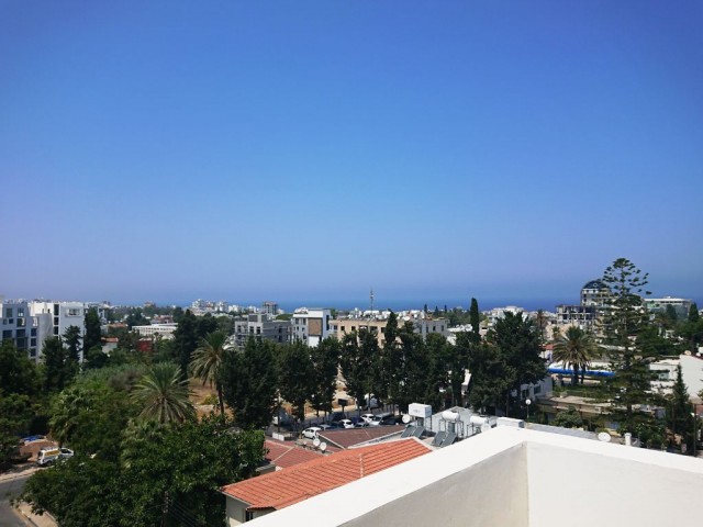 FURNISHED Penthouse Apartment FOR SALE with 2+1 Mountain and SEA Views in A Quality Elevator Building in Kyrenia Central ** 