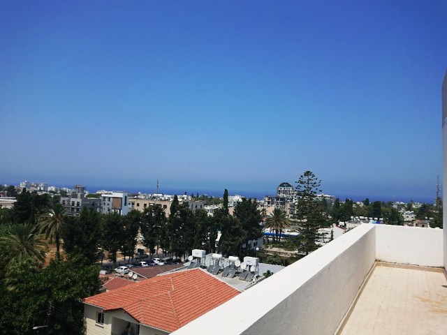 FURNISHED Penthouse Apartment FOR SALE with 2+1 Mountain and SEA Views in A Quality Elevator Building in Kyrenia Central ** 