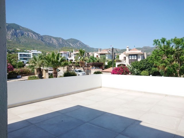 4+1 Mountain and Sea View Villa with Half an Acre Plot in Bellapais ** 