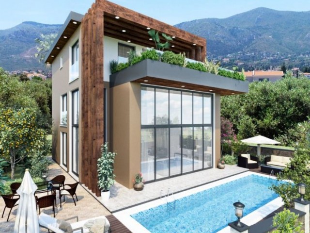 5+1 Triplex Villas in Kyrenia Ozankoy 199,000Stg.Starting from Prices! ** 