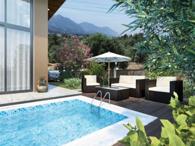 5+1 Triplex Villas in Kyrenia Ozankoy 199,000Stg.Starting from Prices! ** 