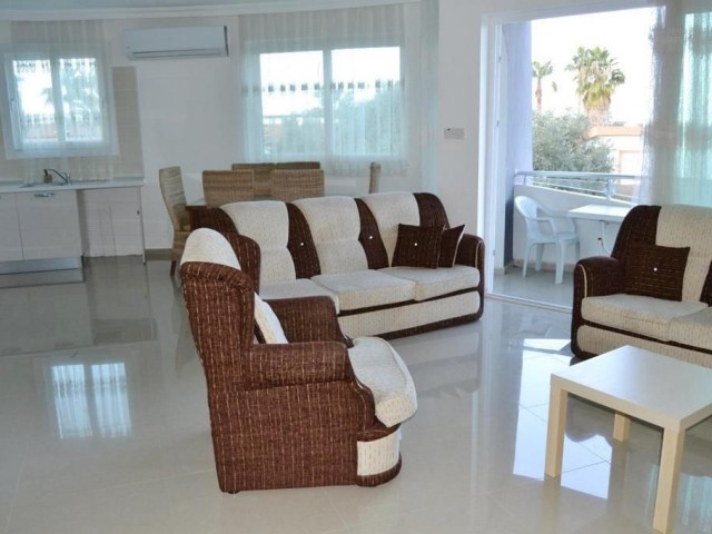 An APARTMENT FOR SALE with A Rental Income of 2 + 1 on a Site with a Shared Pool in Karaoglanoglu S District! ** 