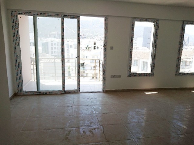 A Spacious 3 + 1 Apartment for Rent with a view of the Mountains and the Sea in a New Elevator Building in the Center of Kyrenia! **  ** 