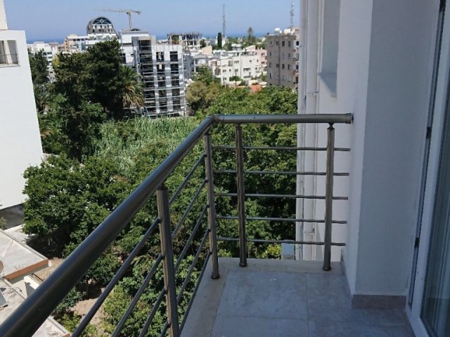 A Spacious 3 + 1 Apartment for Rent with a view of the Mountains and the Sea in a New Elevator Building in the Center of Kyrenia! **  ** 