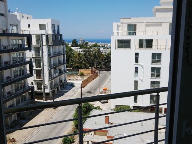 A Spacious 3 + 1 Apartment for Rent with a view of the Mountains and the Sea in a New Elevator Building in the Center of Kyrenia! **  ** 