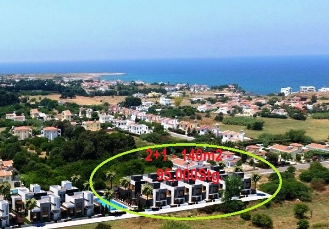 140m2 2 + 1 Twin Villas in Karşıyaka at the Price of 95,000Stg. starting from Prices! ** 