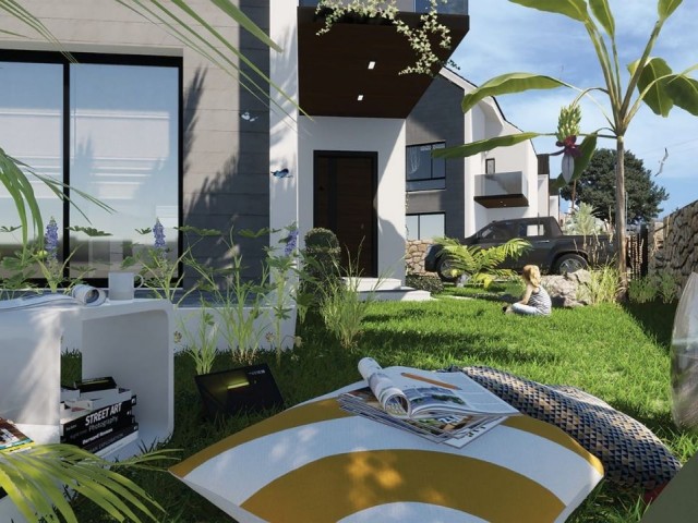 Convenient and economical 2+1 villas in Girne, Karşıyaka! Delivery in 4 months!