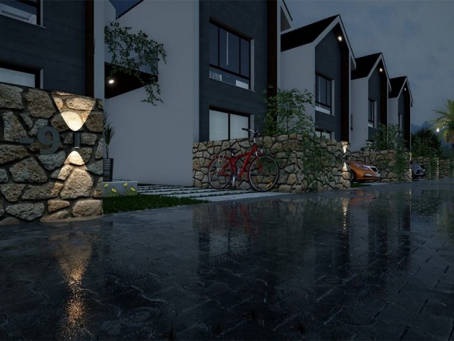 Convenient and economical 2+1 villas in Girne, Karşıyaka! Delivery in 4 months!