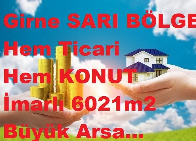 YELLOW ZONE Close to Çatalköy Industrial Zone - Both Commercial and Residential Zoned