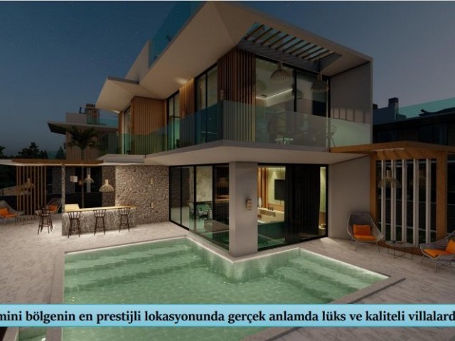 Türkisches Villenprojekt mit Meerblick in İskele Boğaz! Lassen Sie sich dieses Privileg NICHT entgeh