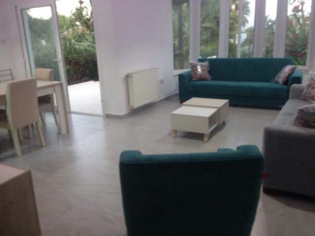 Ground Floor (2+2) 120 m2 Fully Furnished Apartment with Its Own Garden, Shared Pool (Used by Only 3 Apartments) in Kyrenia Alsancak 120 m2 VAT / TRANSFORMER PAID ** 