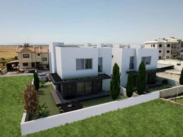 4+ 1 Detached Villa with Turkish Cob in Yenikent ** 