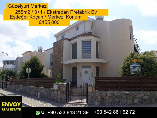 Villa For Sale in Güzelyurt Merkez, Guzelyurt