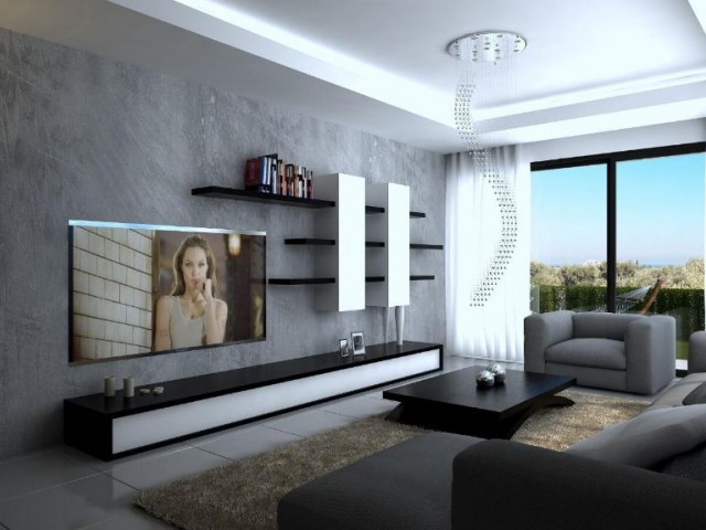 Moderne Design-freistehende Villen mit Smart-Home-System mit Pool-Option in chatalköy und Solarenergie ( 4+1) +90 542 861 62 72 - +90 533 843 21 39 ** 